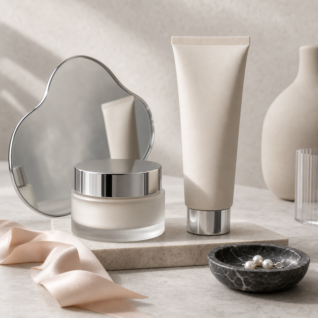 Beauty product styling set